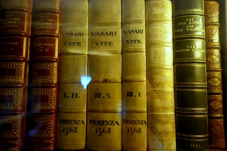 Vasari's Vite, 1568 - Spanish Library - Harewood House - West Yorkshire, England - DSC01844