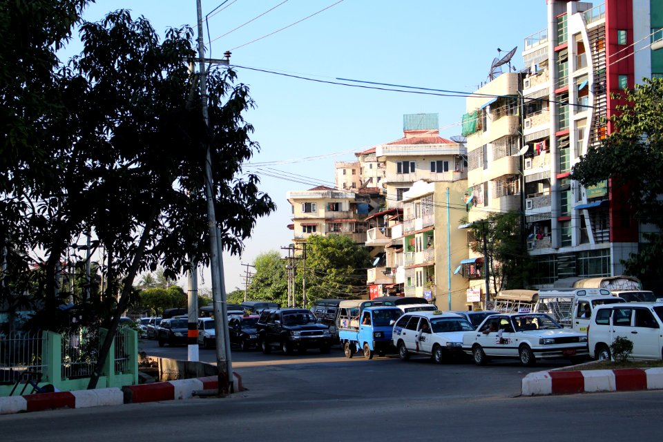 Traffic Jam in Yangon