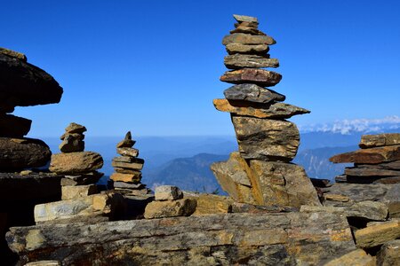 Travel rock stack kalinchok photo