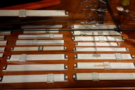 Various slide rules - MIT Slide Rule Collection - DSC03611