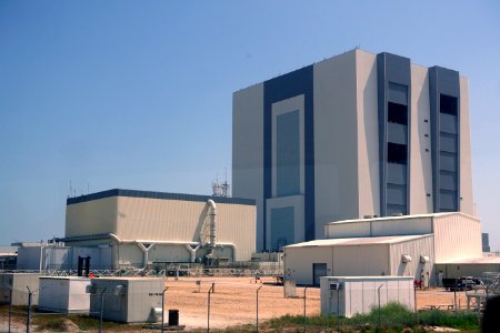 Vehicle Assembly Building and outbuildings - Kennedy Space Center - Cape Canaveral, Florida - DSC02606