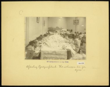 Uitknippen van de gordijnen, Bestanddeelnr 256-1520