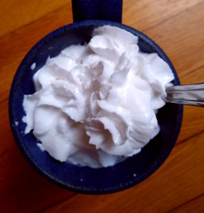 Vegan whipped cream