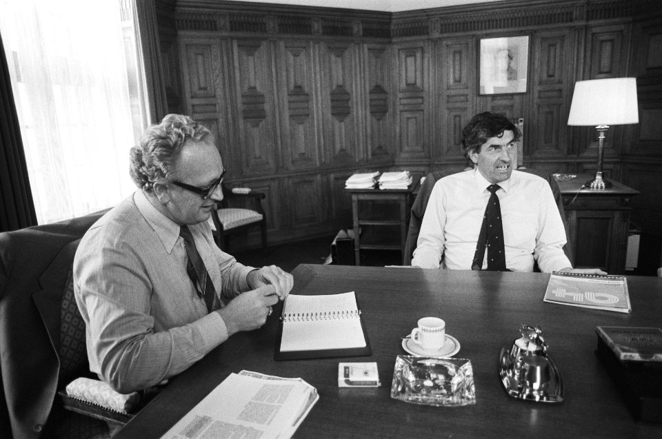 Van Kemenade spreekt met Lubbers (CDA), Bestanddeelnr 932-3318