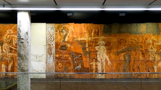 U3 Westbahnhof Kunst Installation e