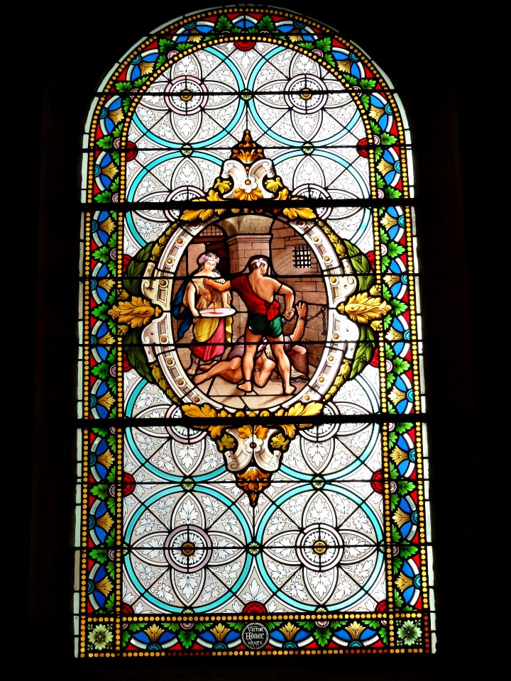 Vathiménil (M-et-M) église Saint-Jean-Baptiste, vitrail 03