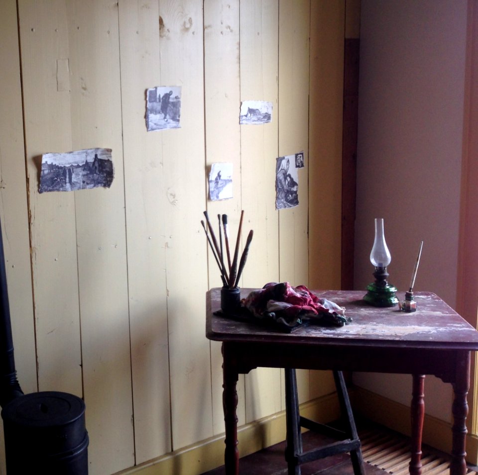 Van Gogh Huis (Drenthe), bovenverdieping, kamer in het logement - 3