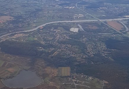 Tyniec z lotu ptaka