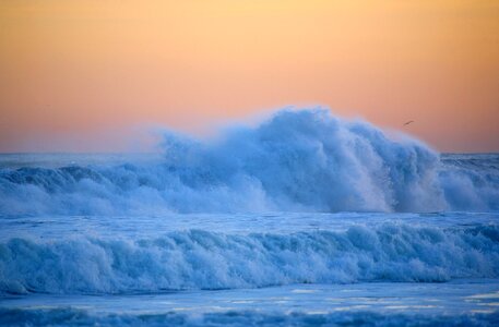 Foam sea seascape photo