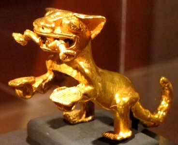 Veraguas Jaguar Pendant, Panama, Dayton Art Institute