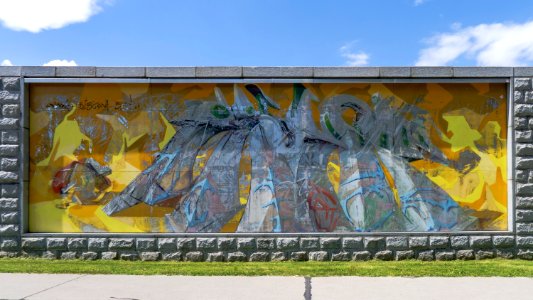 U3 Ottakring Kunst Wandbild 2 a
