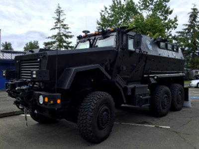 US Police Tactical Rescue Vehicle photo