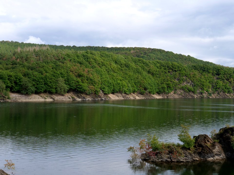 Urftsee from dam in September 2019 08