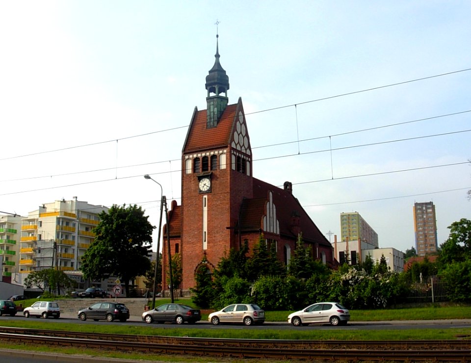 Ul Toruńska kościół św Józefa Bydg
