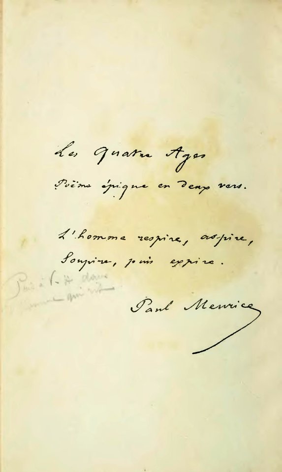 Ulbach - Paul Meurice, 1883, autographe