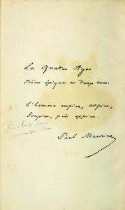 Ulbach - Paul Meurice, 1883, autographe