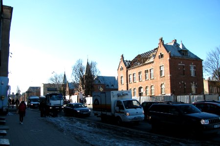 Ulica Słowackiego w Gdańsku - marzec 2011