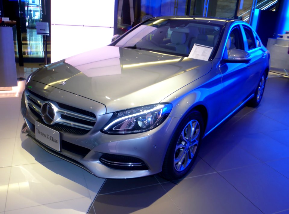 The frontview of Mercedes-Benz C180 AVANTGARDE (W205)