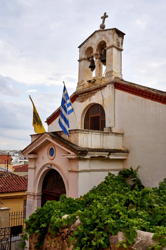 The Church of Panagia Chrysocastriotissa in Plaka on August 9, 2020