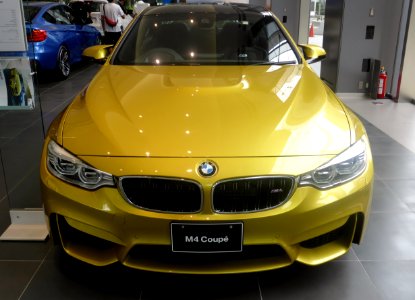 The frontview of BMW M4 Coupé (F82)