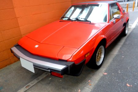 The frontview of FIAT X1-9