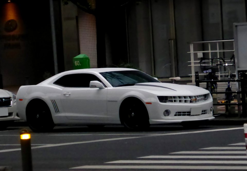 The frontview of Chevrolet CAMARO V SS
