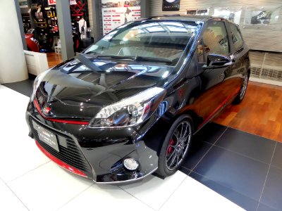 The frontview of Toyota Vitz GRMN Turbo PROTOTYPE