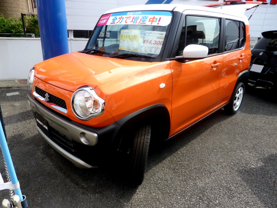 The frontview of Suzuki HUSTLER G (MR31S)