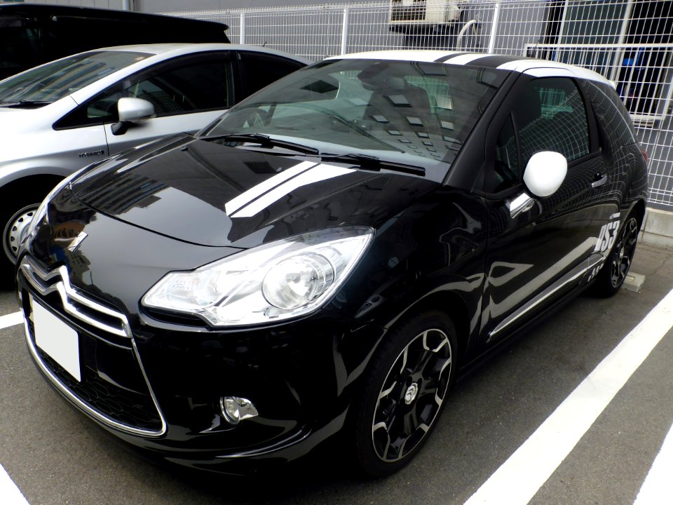 The frontview of Citroën DS3 Sports Chic