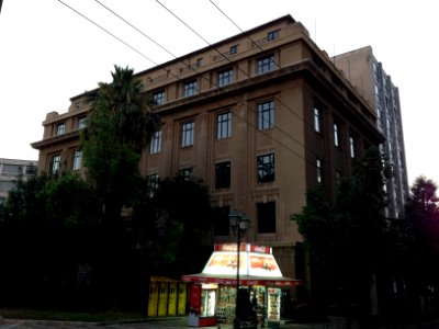 The first building of telephone communications in Athens OTE