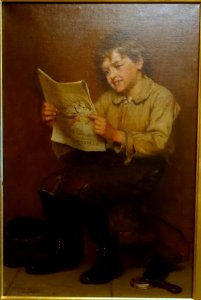 The Greatest Show on Earth, by John George Brown, 1800s, oil on canvas - Cà d'Zan - John and Mable Ringling Museum of Art - Sarasota, FL - DSC00362
