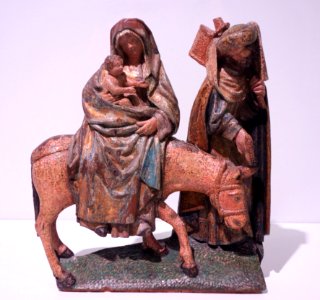 The flight from Egypt, Mechelen, c. 1500-1520 - Museum M - Leuven, Belgium - DSC04945
