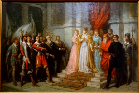 The Duchess of Mantua made Prisoner, by Caetano Moreira da Costa Lima, 1888, oil on canvas - Museu Nacional de Soares dos Reis - Porto, Portugal - DSC00706