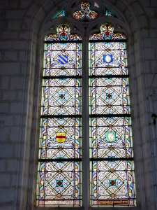 Thérouanne (Pas-de-Calais, Fr) église Saint-Martin, vitraux des soixante évêques 09