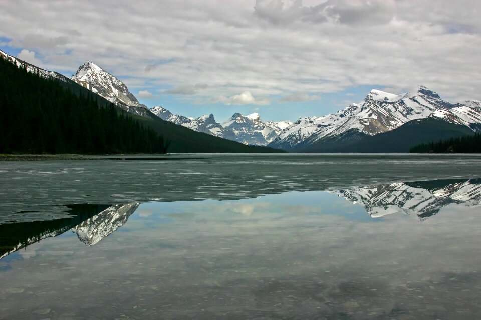 Waters glacier landscape