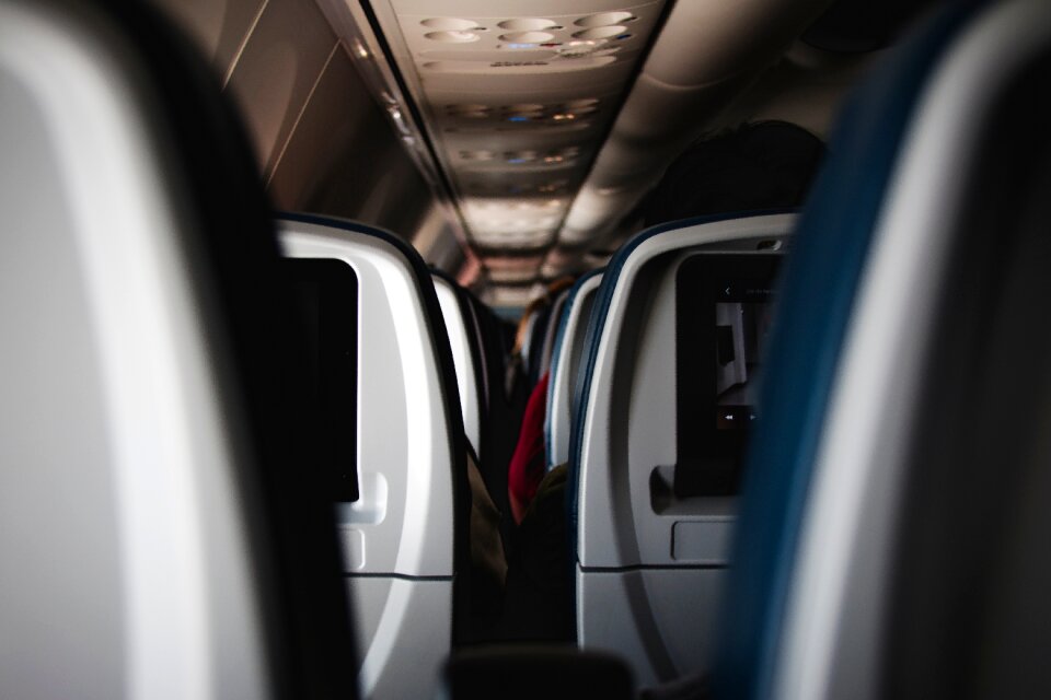 Plane people sit
