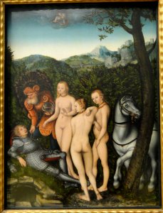The Judgement of Paris by Lucas Cranach the Elder - Statens Museum for Kunst - DSC08157
