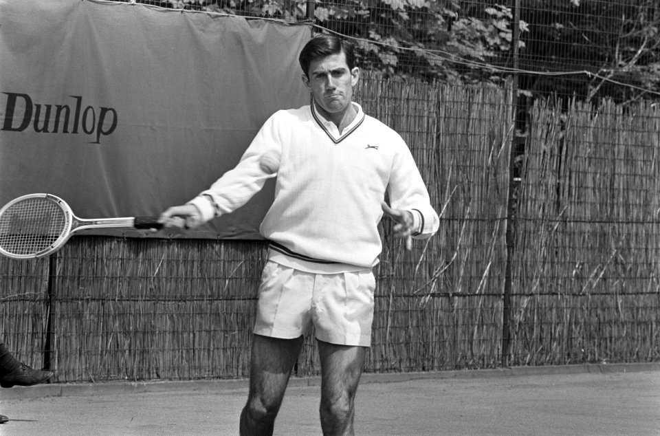 Top Tennis Toernooi 1969 in Amsterdam Roswall, aktie, Bestanddeelnr 922-4471