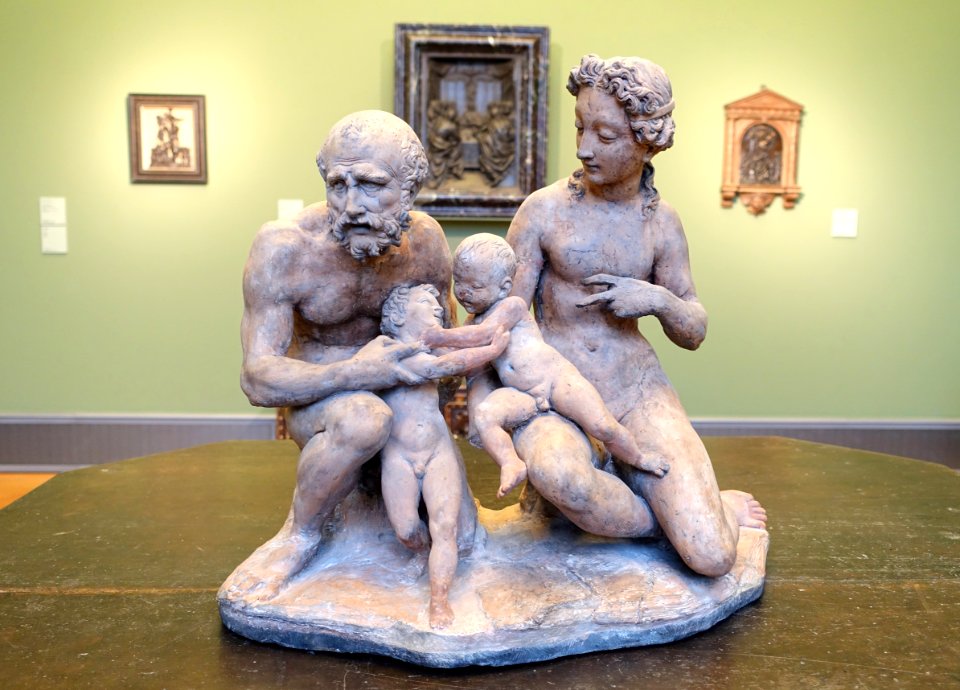 The Holy Family by Jacopo Pontormo, Florence, c. 1515 AD, fired clay - Bode-Museum - DSC02557