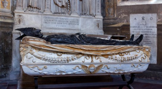 Tomb Cardinal Pietro Foscari, Santa Maria del Popolo, Rome, Italy photo
