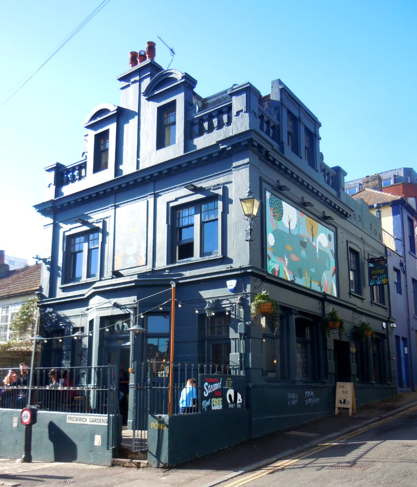 The Pond Pub, Gloucester Road, North Laine, Brighton (February 2018)