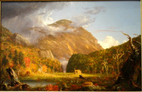 The Notch of the White Mountains (Crawford Notch) by Thomas Cole, 1839, oil on canvas - National Gallery of Art, Washington - DSC00057