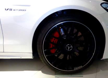 The tire wheel of Mercedes-AMG C63 S (W205) photo