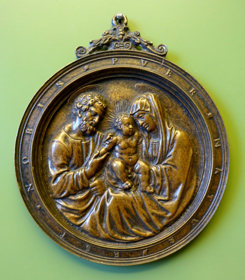 The Holy Family, signed Francesco Marti, 1489-1516 AD, bronze - Bode-Museum- DSC02439