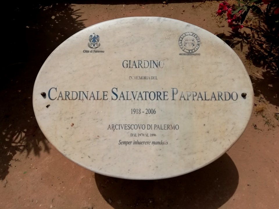 Targa a Salvatore Pappalardo
