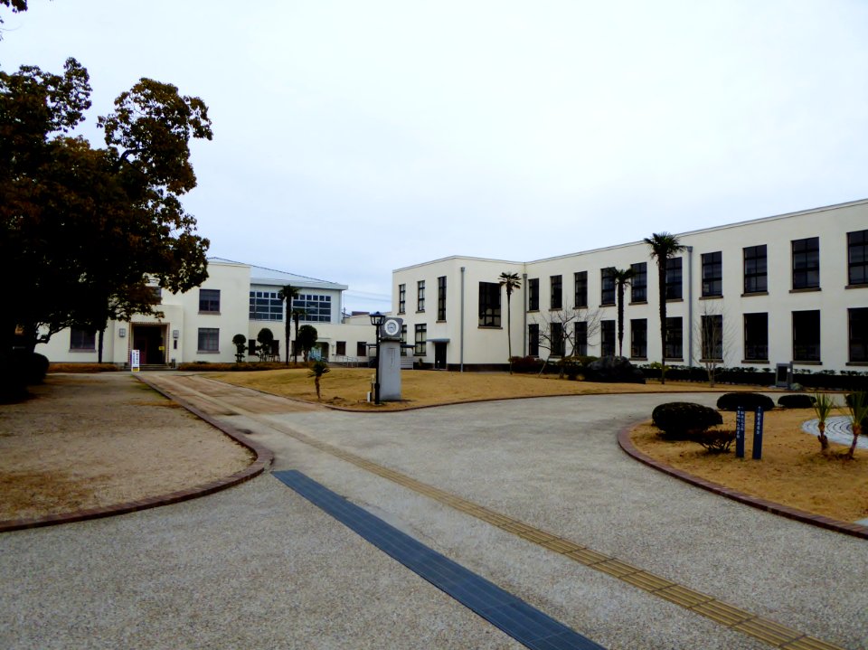 The old school building of Toyosato Elementary School