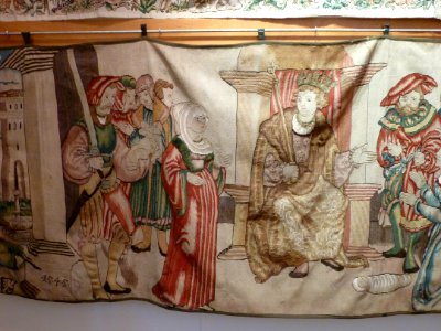 Tapisserie "Le jugement de Salomon" 02