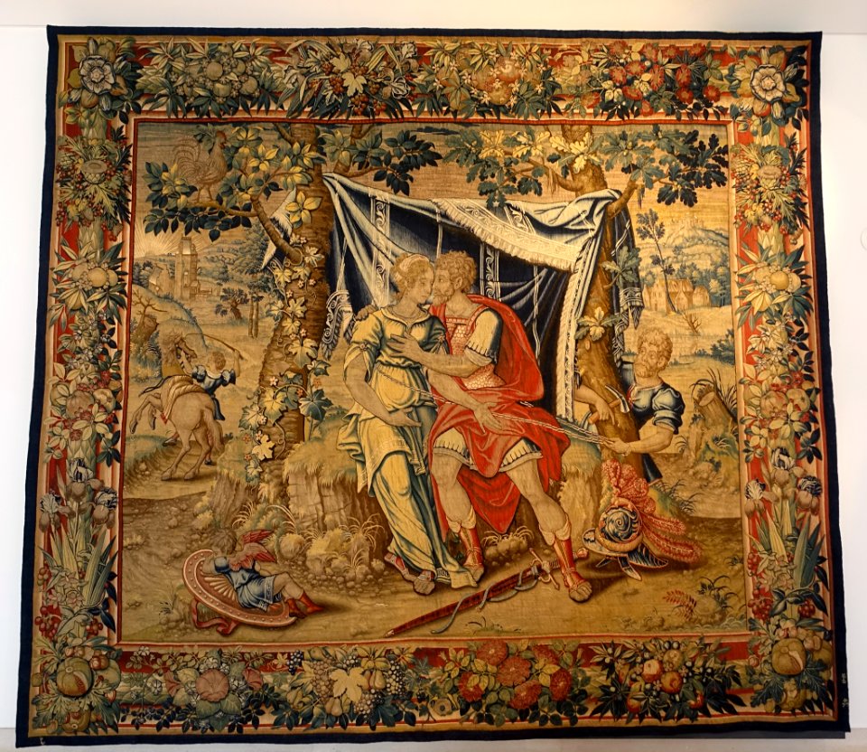 Tapestry, Se de Coimbra, from Brussels, 1525-1550 - Museu Nacional de Machado de Castro - Coimbra, Portugal - DSC00207