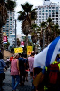 The solidarity protest for Rojava organized by Kurdish Jews on October 15th 2019 in Tel Aviv, Israel 01