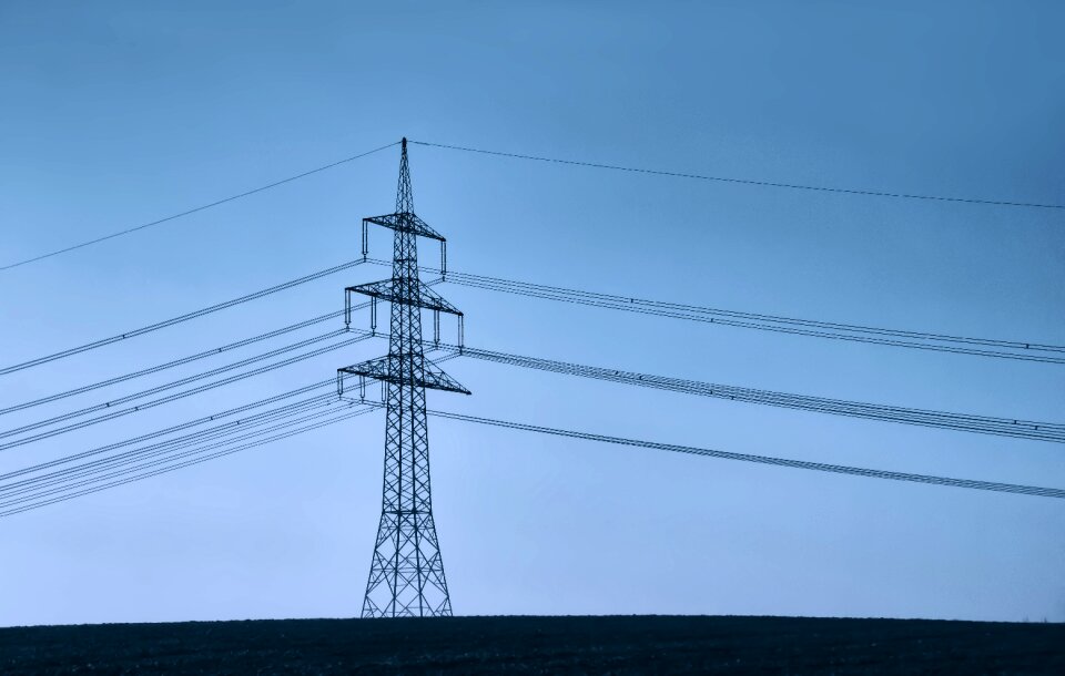 Power line electricity market power poles